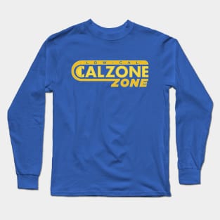 Low-Cal Calzone Zone (minimalist) Long Sleeve T-Shirt